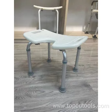 Anti-Slip Bench Bathtub Stool Seat Adjustable Shower Chair Shower Commode Chair for Elderly, Senior, Handicap & Disabled